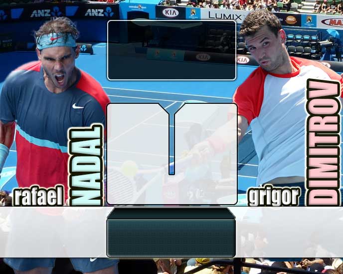 Nadal vs Dimitrov en Australian Open 2014